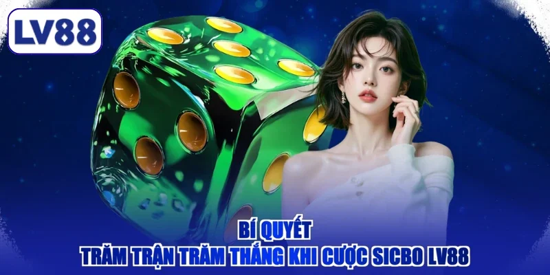 Bí quyết trăm trận trăm thắng khi cược Sicbo LV88