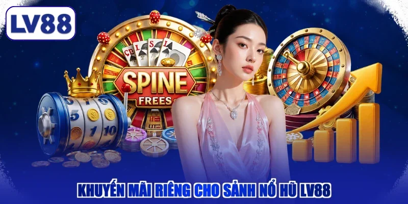 Khuyến mãi riêng cho sảnh nổ hũ LV88